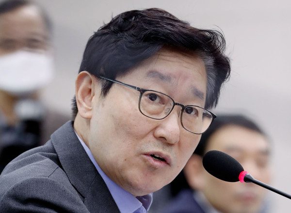 ▲ 법사위 질의하는 박범계 의원.