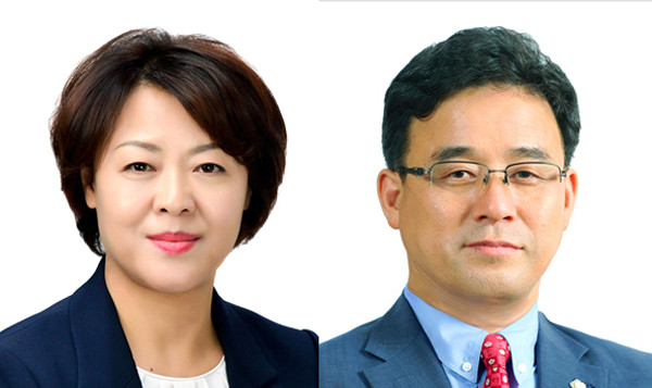 ▲ (왼쪽) 이안호 의장, (오른쪽) 김재동 부의장.
