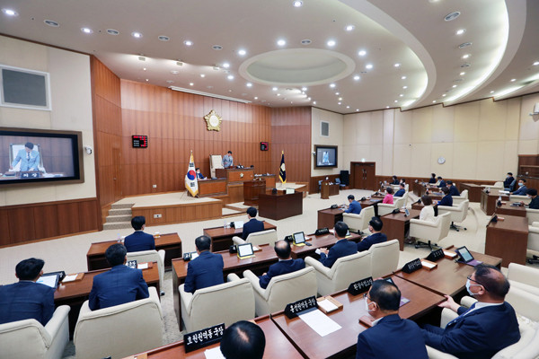 ▲ 정례회 폐회.