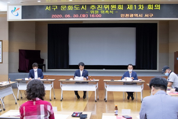 ▲ 문화도시 추진위원회 회의.
