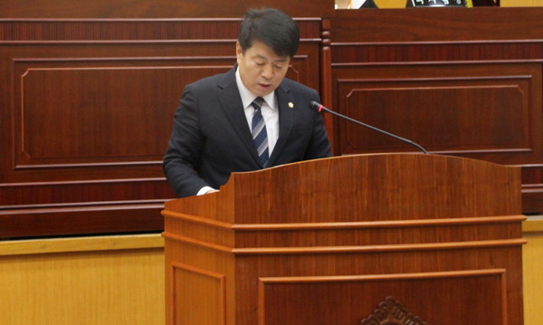 ▲ 최숭태 의원 후반기 의장에 선출.