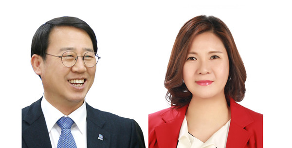▲ 의장 박춘호, 부의장 이금재 의원.