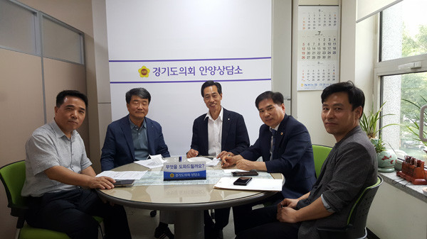 ▲ 안양시 건축사들과 정담회.