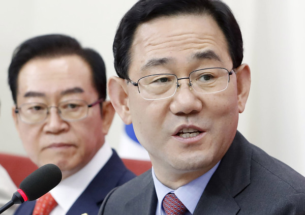 ▲ 발언하는 주호영 원내대표.