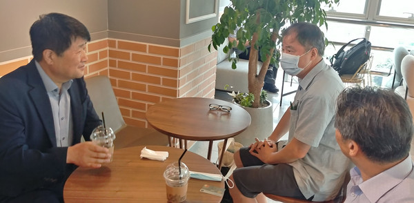 ▲ 재개관하는 계양산성박물관 방문한 박형우 계양구청장.