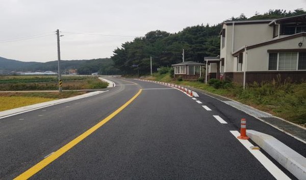 ▲ 옹진군 영흥면 내3리 농어촌도로 173호선.