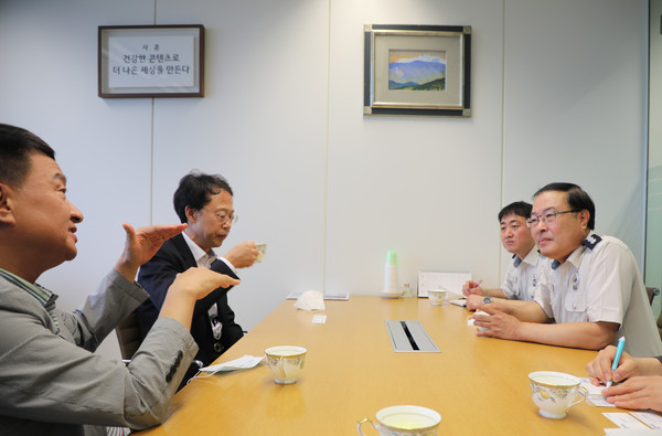 ▲ 안전 점검 현장.