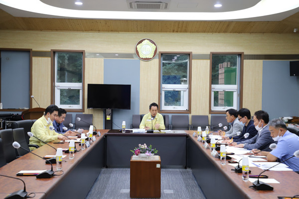 ▲ 안중출장소 공유재산 사용수익허가 관련 간담회.
