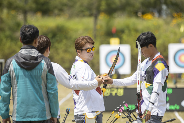 ▲ 지난 2019년 개최된 계양구청장배 전국 양궁대회.