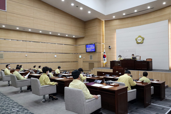 ▲ 용산구의회 제259회 임시회 개회.