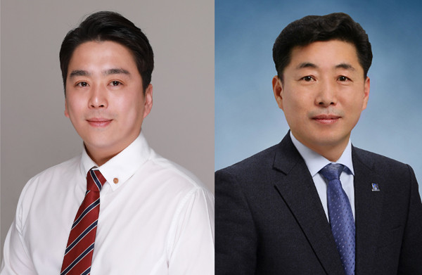 ▲ 위원장으로 한건희 의원(왼쪽), 부위원장으로 한신 의원(오른쪽) 선임.
