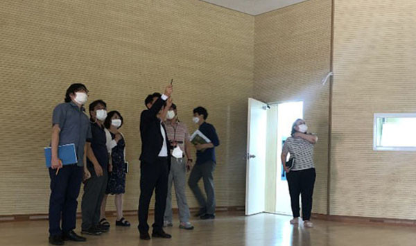 ▲ 경기도의회, 김경근 의원 남양주 덕소초 체육관 환경개선 현장 방문.