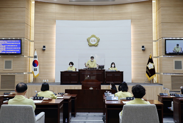 ▲ 용산구의회, 제259회 임시회 폐회.