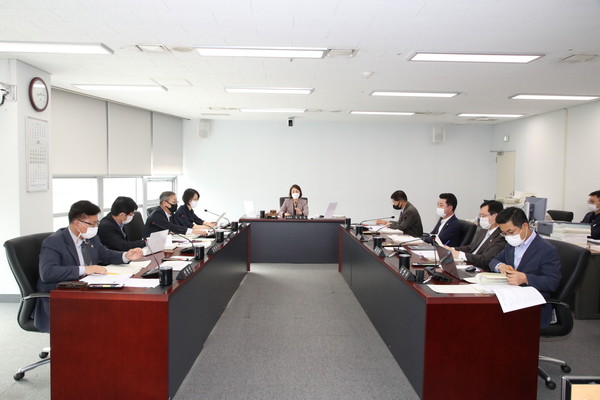 ▲ 제258회 성남시의회 임시회 경제환경위원회.