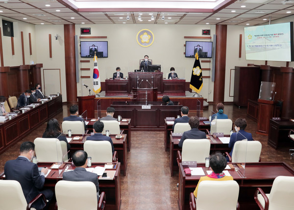 ▲ 광명시의회 제258회 임시회.