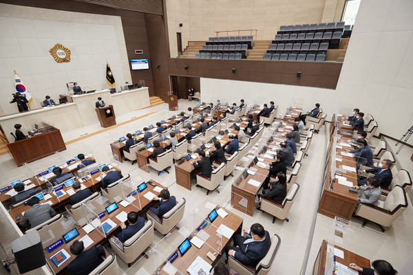 ▲ 제248회 임시회 제2차 본회의.