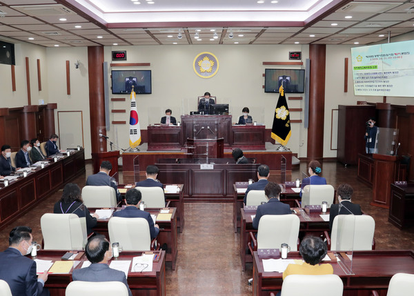 ▲ 제258회 임시회 폐회.