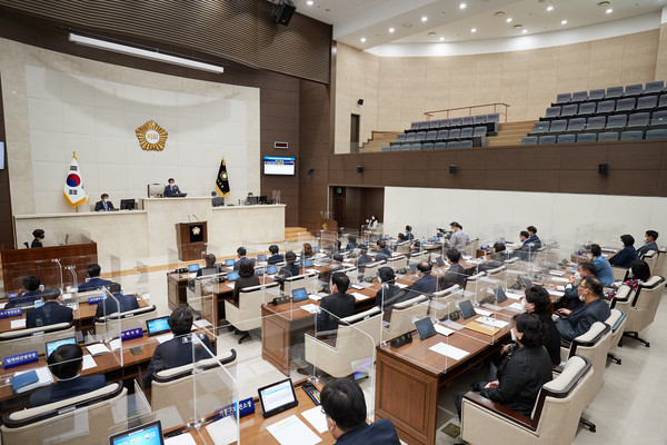 ▲ 제248회 임시회 폐회.