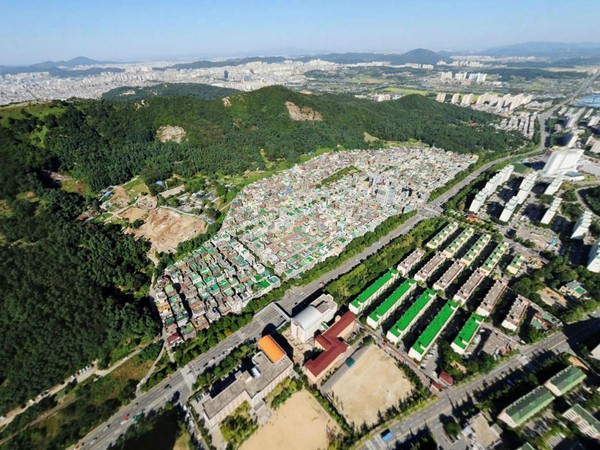 ▲ 연수구 함박마을 전경.