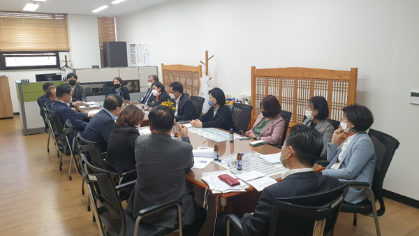 ▲ 경기도상인연합회와 정담회.
