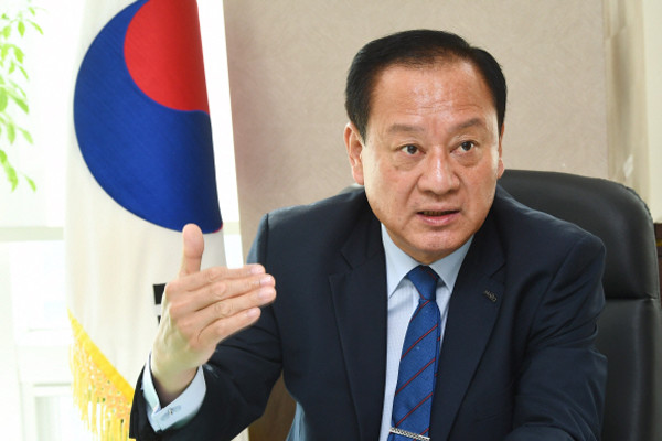 ▲ 유동균 마포구청장.