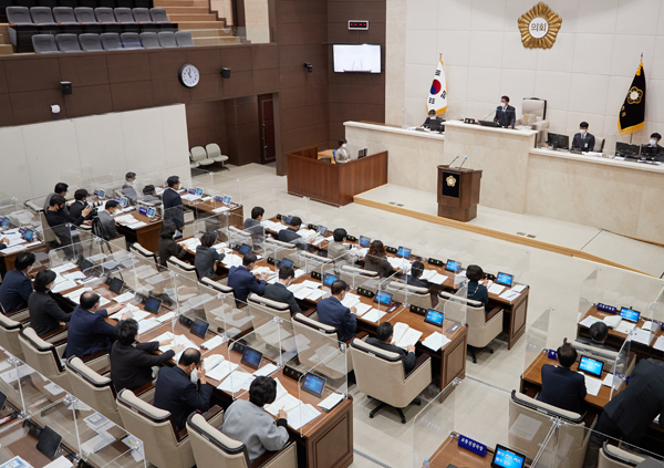 ▲ 용인시의회, 제249회 제2차 정례회 개회.