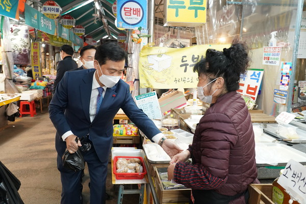 장보기 행사 (이승로 성북구청장)