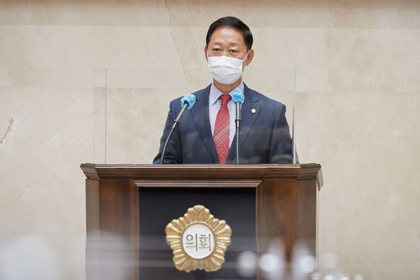 ▲ 윤재영 의원 시정질문.