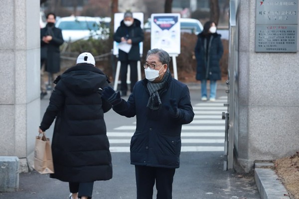 이재정교육감, 2021학년도 수능 현장 방문해 격려