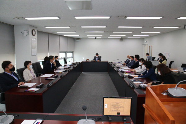 ▲ 제255회 임시회 예산결산특별위원회.