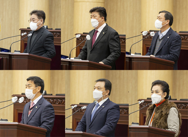 ▲ 안산시의회가 17일 제267회 제2차 정례회 제2차 본회의를 열어 시정질문과 5분 자유발언을 실시했다.