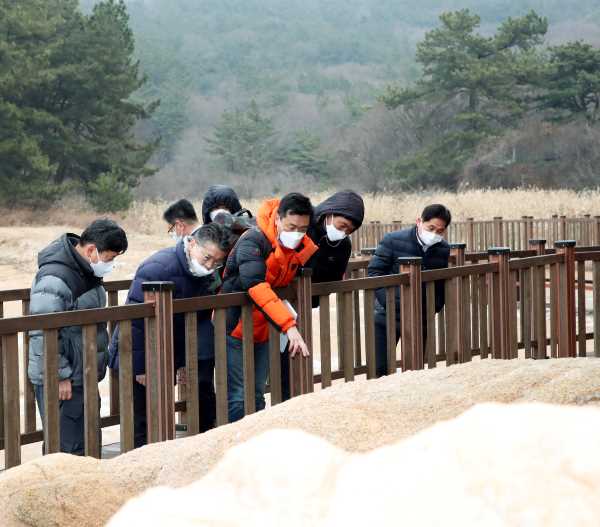 홍인성 중구청장 무의도 트레킹둘레길 준공현장 방문 점검