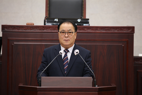 ▲ 안성시의회 신원주 의장.