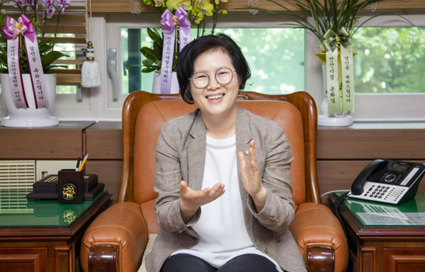 ▲ 안산시의회 박은경 의장.