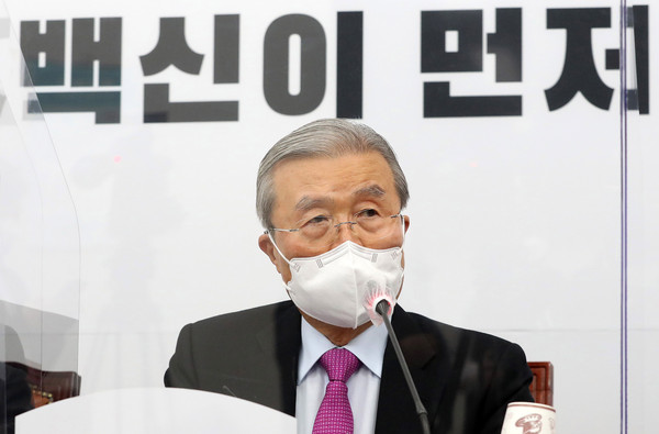 ▲ 김종인 국민의힘 비상대책위원장.