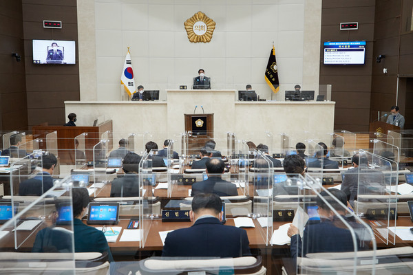▲ 용인시의회 제252회 임시회.
