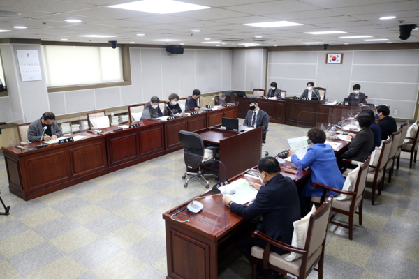 ▲ 오산-수원-용인 고속도로 개설 특별위원회 회의.