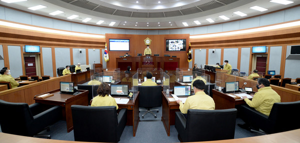 ▲ 오산시의회 제256회 임시회.