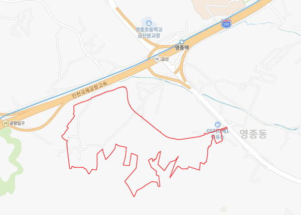 운북3지구 위치도