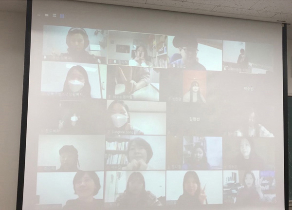 ▲ 온라인 해단식 모습.