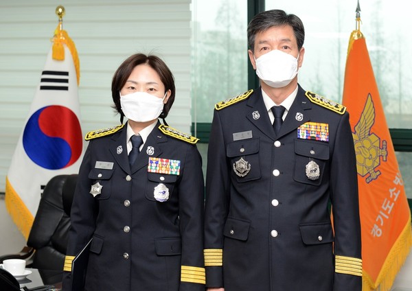 ▲ 한선 시흥소방서장 취임식.