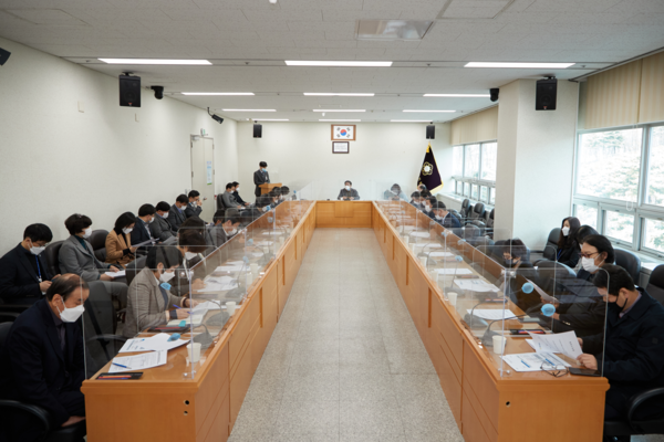 ▲ 용인시의회 월례회의.