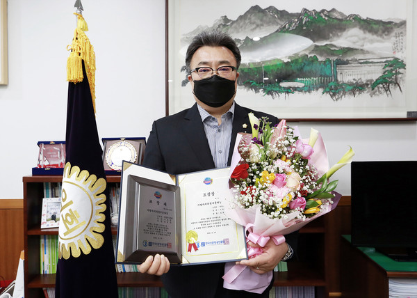 ▲ 임호석 의원 수상 사진.