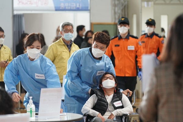 연수구보건소, 예방접종센터 운영 업무협약 및 모의훈련 실시
