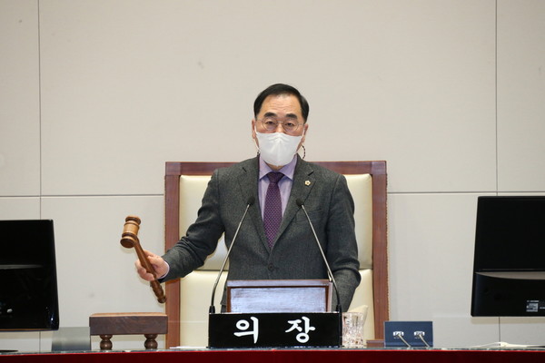 ▲ 제261회 임시회 제3차 본회의.
