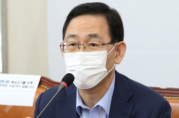 ▲ 발언하는 주호영 원내대표.