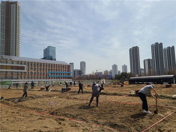 송도행복텃밭 개장