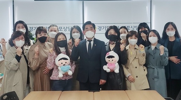 ▲ 이기형 의원, 김포한강신도시 고교 신설 논의 정담회.