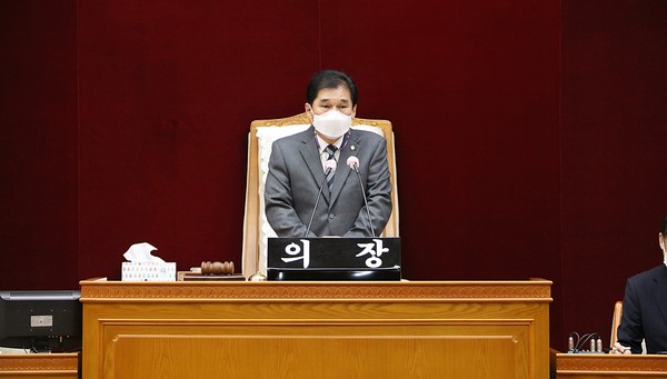 ▲ 최우규 의장.
