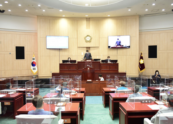 ▲ 동대문구의회 제305회 임시회 본회의.